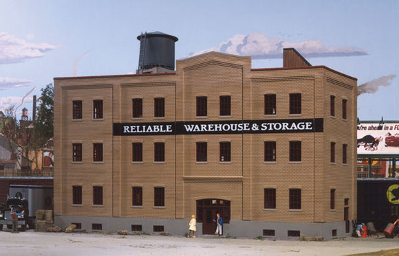 Walthers Cornerstone Reliable Warehouse & Storage - HO Scale Kit