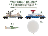 Lionel Weather Balloon Defense Car Set - 3-Rail -PRE ORDER-