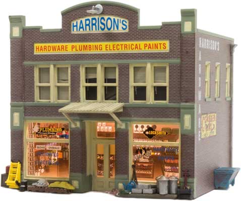 Woodland Scenics Harrison's Hardware N Scale Built and Ready