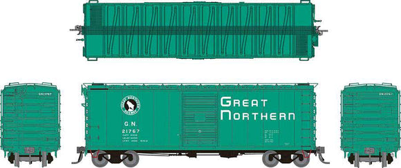 Rapido Trains Inc GN 40' 12-Panel Boxcar w/Early Improved Dreadnaught Ends