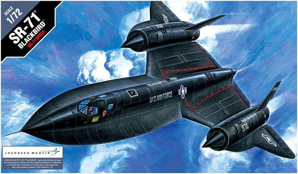 Academy 12448 SR-71 Blackbird Recon Surveillance 1/72