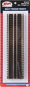 Atlas HO Scale Code 83 Snap Track - Straight Sections