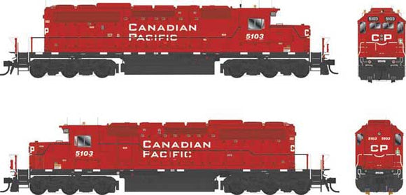 GMD SD40-3 Rebuild - DCC LOKSOUND- Executive Line -- Canadian Pacific #5103