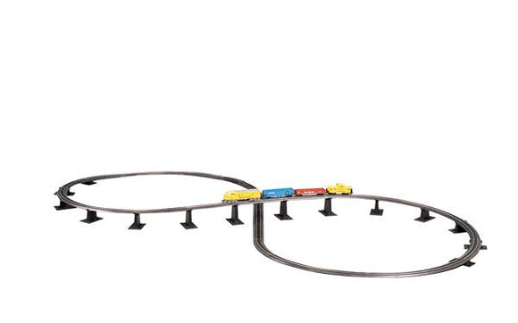 Bachmann Over and Under Figure 8 Track Pack with Pier Set - Steel Alloy E-Z Track(R)