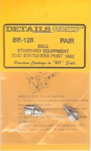 HO Bell Std. Equipment EMD Switchers Post 1952 - 1 pair