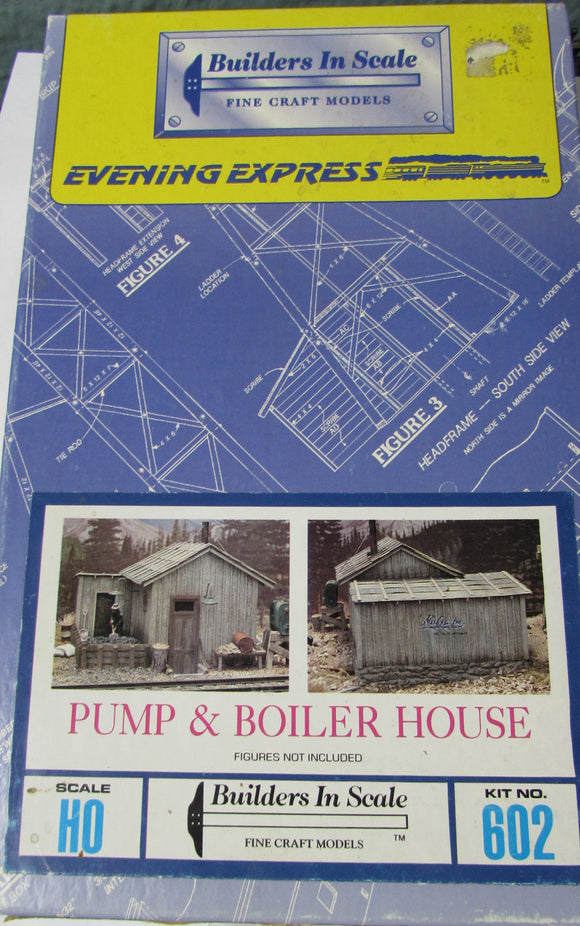 Builders in Scale HO scale Pump and Boiler House Kit