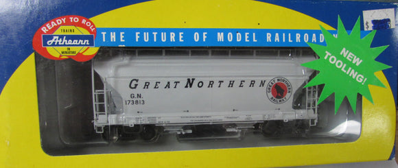 Athearn 93913 HO Scale ACF 2970 2-Bay Hopper Great Northern (GN)173813