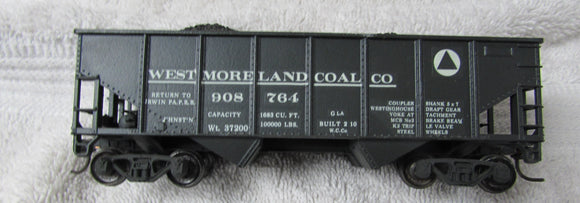 Athearn West Moreland Coal open hopper with load
