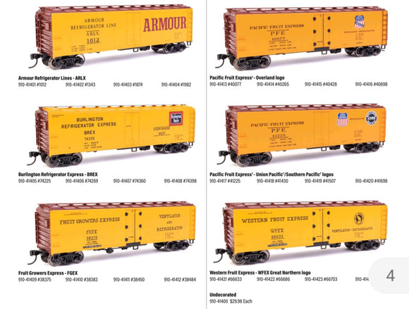 HO WalthersMainline® 40' Steel Refrigerator Car with Dreadnaught Ends