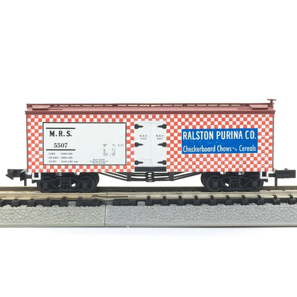 Roundhouse 8943 Ralston Purina 36' Old Time Wood Sheathed Reefer 5507 N Scale