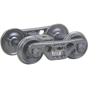 Kadee #513 HO Scale A.S.F.® 100-ton Roller Bearing Trucks with 36" Smooth Back Wheels - Metal Fully Sprung