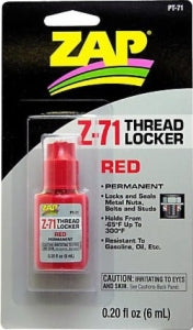 Zap Thread Locker Red - 0.20 fl oz