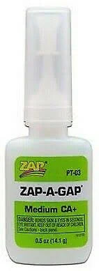 Zap-A-Gap CA+ 1/2 ounce (Medium CA+ Glue)