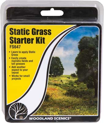 Woodland Scenics Field System -Static Grass Starter Kit