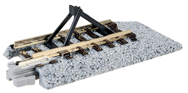 Kato USA Inc Straight Roadbed Bumper Track Section - Unitrack