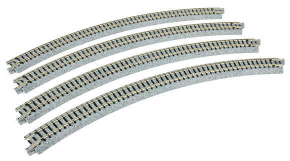 Kato USA Inc Curved Roadbed Track Section 45-Degree, 13-3/4