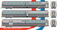 Kato USA Inc Viewliner II Set, Interior Light, 2 Sleepers, Diner, Baggage-Dorm