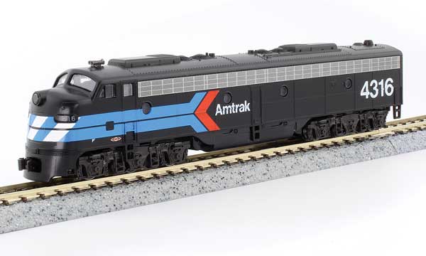 Kato N Scale EMD E8A w/Single Headlight & Passenger Pilot - Standard DC