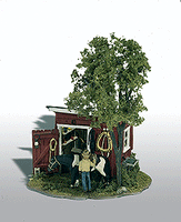 Woodland Scenics Mini-Scene(TM) Unpainted Metal Kit Woodland