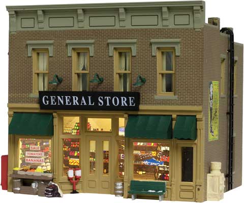 Woodland Scenics Luebner's General Store - Built & Ready(R) Landmark Structures(R)
