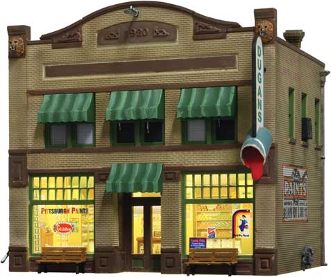 Woodland Scenics Dugan's Paint Store - Built & Ready Landmark Structures(R)