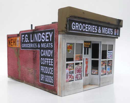 Downtown Deco Cast-Hydrocal Kit Lindsey's Grocery Downtown Deco #DD2024