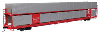 WalthersMainline 89' Flatcar w/Bi-Level Shielded Auto Rack - (Different Roads)