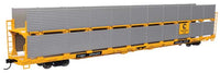 WalthersMainline 89' Flatcar w/Bi-Level Shielded Auto Rack - (Different Roads)