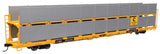 WalthersMainline 89' Flatcar w/Bi-Level Shielded Auto Rack - (Different Roads)