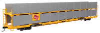 WalthersMainline 89' Flatcar w/Bi-Level Shielded Auto Rack - (Different Roads)