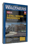 Walthers Cornerstone 3-Stall Modern Roundhouse HO scale