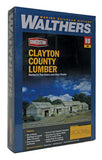 Walthers Cornerstone Clayton County Lumber HO scale