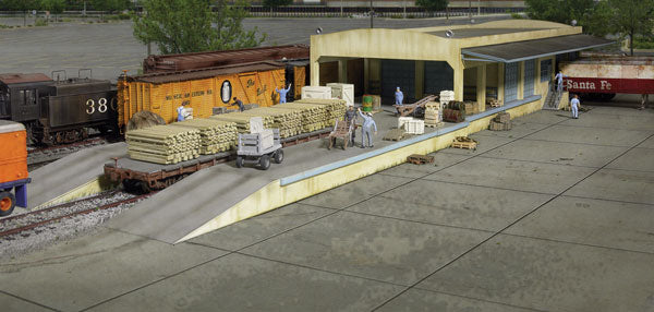 Walthers Cornerstone Open Air Transload Building HO scale Kit