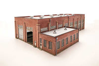 Walthers Cornerstone 130' 2-Stall Diesel Engine House -HO Scale Kit