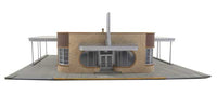 Walthers Cornerstone Silver Springs Bus Terminal HO scale kit