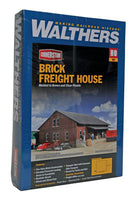 Walthers Cornerstone Brick Freight House - HO Scale Kit