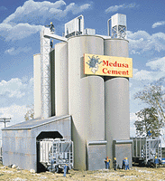 Walthers Cornerstone Medusa Cement Company - HO Scale Kit