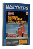 Walthers Cornerstone Farmers Cooperative Rural Grain Elevator HO Scale Kit
