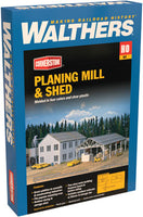 Walthers Cornerstone Planing Mill and Shed HO Scale Kit