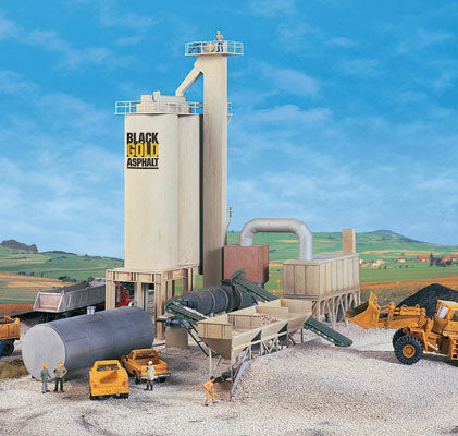 Walthers Cornerstone Black Gold Asphalt Hot Mix Plant HO Scale Kit