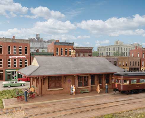 Walthers Cornerstone Pennsylvania System Brick Combination Station