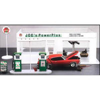 Academy Models Joe’s Power Plus Service Station 1:24 Scale (G Scale)