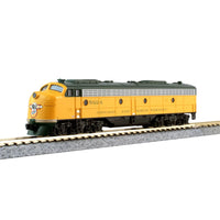 Kato N scale CNW ‘400’ Bi-Level 6-Unit Psg.Set/E8A Diesel #5022-A w/(5)