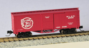 N Scale - Roundhouse - 8752 - Boxcar, 36 Foot, Wood Truss - Standard Wagons -