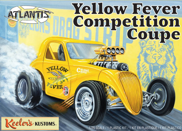 Atlantis Models Keelers Kustom’s Yellow Fever Competition Coupe