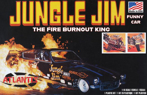 Atlantis Models Jungle Jim Funny Car 1/16 BIG SCALE MADE IN THE USA