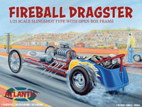 Atlantis Fireball Slingshot Dragster 1/25 Scale Plastic Model kit Made in The USA