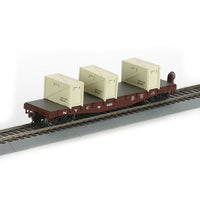 Athearn 40ft Flat Car with Three Crates NYC # 1 (SKU 140-92179)