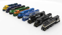 Rapido Trains Inc EMD GP38 DC - DIFFERENT ROAD NAMES AND NUMBERS -HO SCALE DCC READY