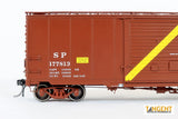 Southern Pacific (SP) Brown Repaint 1965+ SP 40′ Boxcar Rebuild w/ 10′ Door